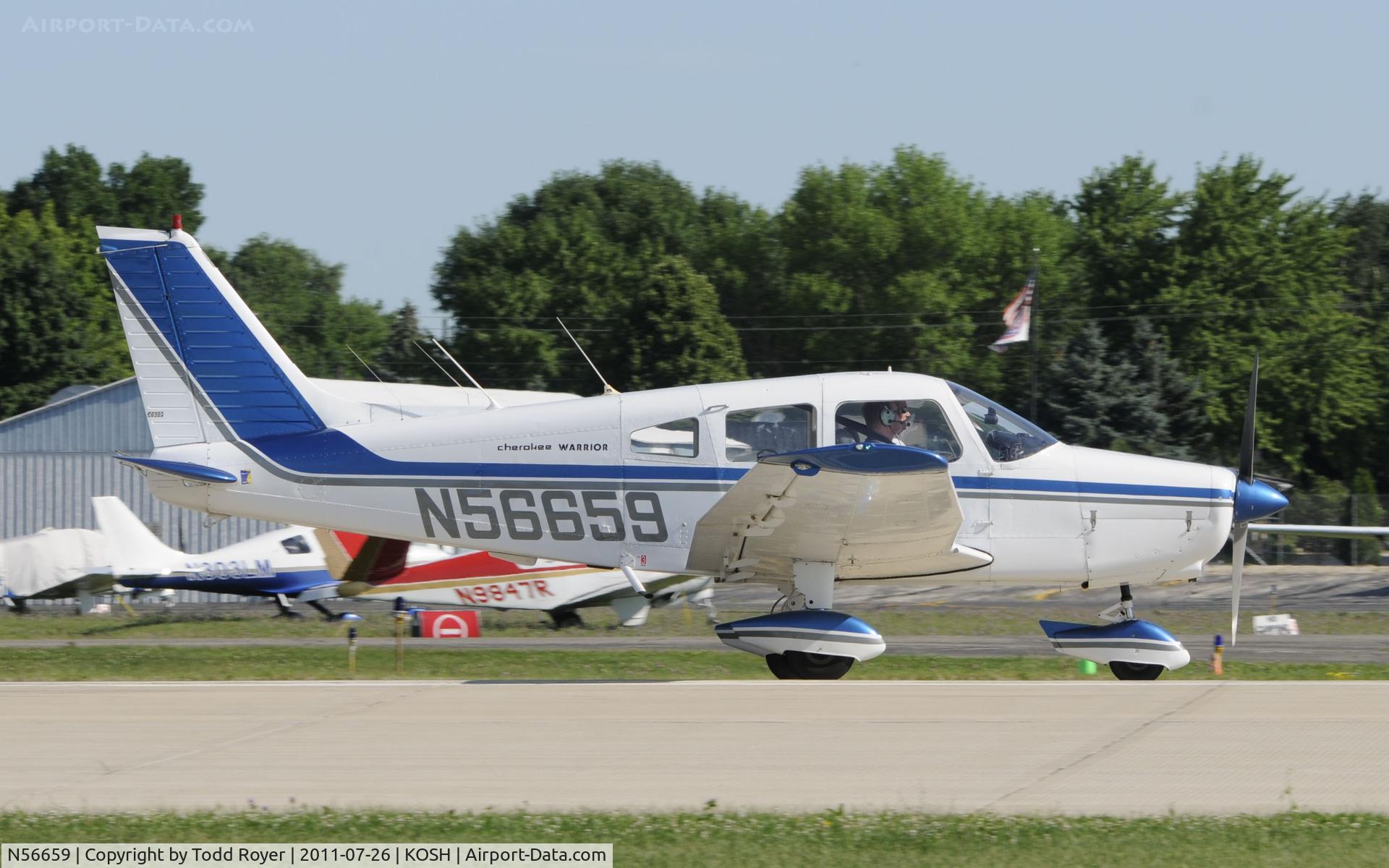 N56659, 1973 Piper PA-28-151 C/N 28-7415003, AIRVENTURE 2011