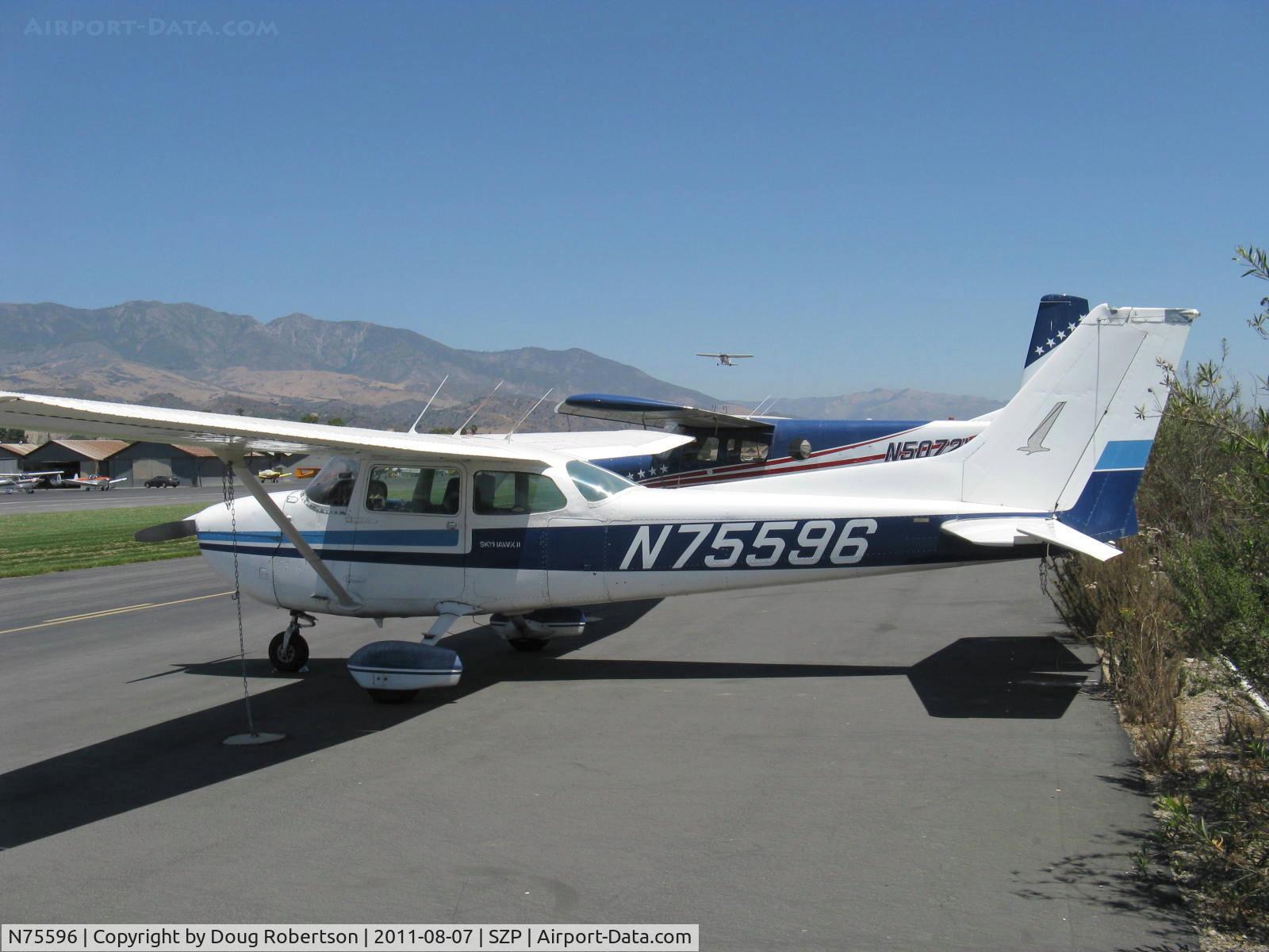 N75596, 1976 Cessna 172N C/N 17267837, 1976 Cessna 172N SKYHAWK, Lycoming O-320-H2AD 160 Hp