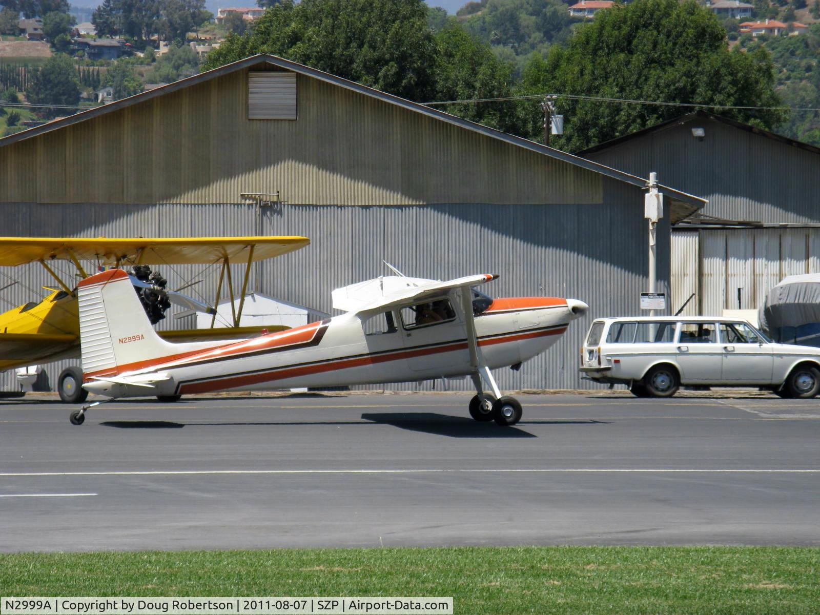N2999A, 1953 Cessna 180 C/N 30199, 1953 Cessna 180, Continental O-470-A 225 Hp, 1st year of production, taxi