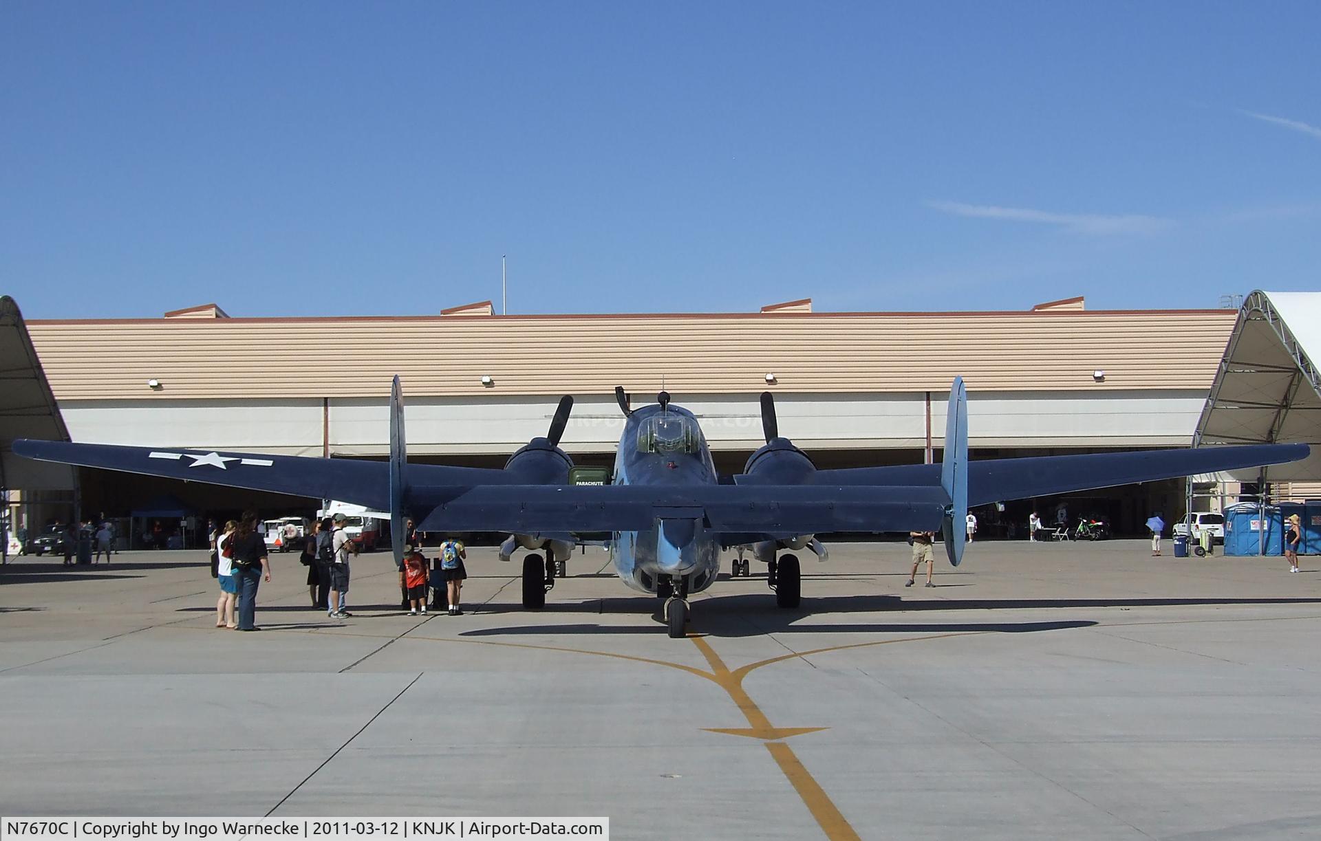 N7670C, 1945 Lockheed PV-2 Harpoon C/N 15-1438, Lockheed PV-2 Harpoon at the 2011 airshow at El Centro NAS, CA