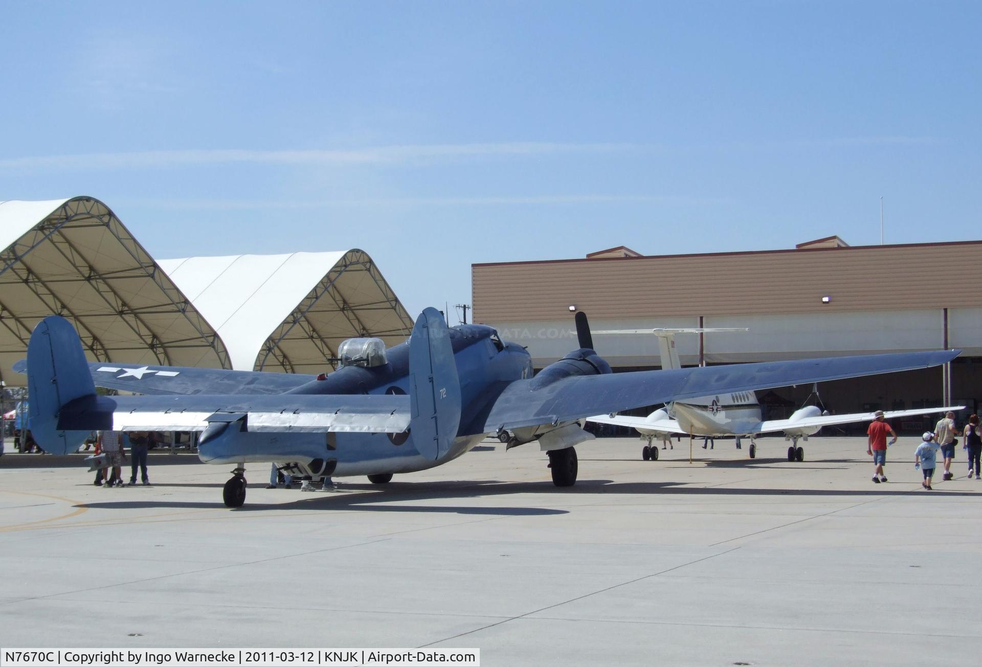 N7670C, 1945 Lockheed PV-2 Harpoon C/N 15-1438, Lockheed PV-2 Harpoon at the 2011 airshow at El Centro NAS, CA