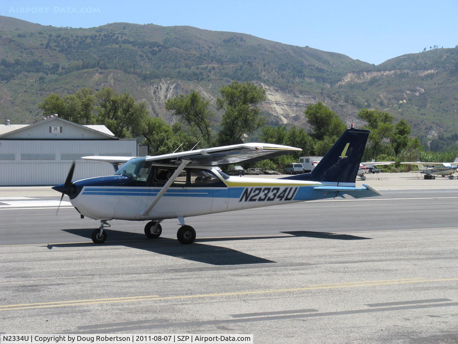 N2334U, 1962 Cessna 172D C/N 17249934, 1962 Cessna 172D SKYHAWK, Continental O-300 145 Hp 6 cylinder, taxi