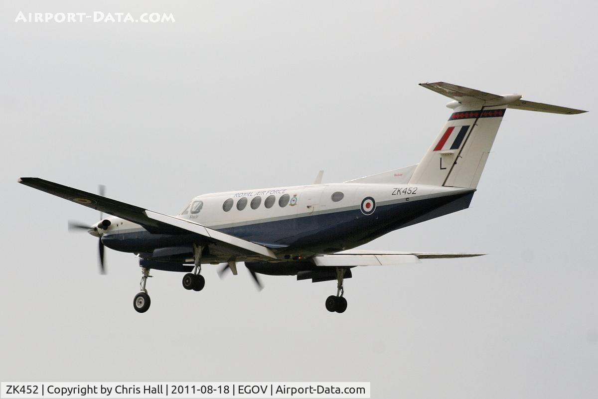ZK452, 2003 Raytheon B200 King Air C/N BB-1832, RAF 3FTS / 45(R) Sqn