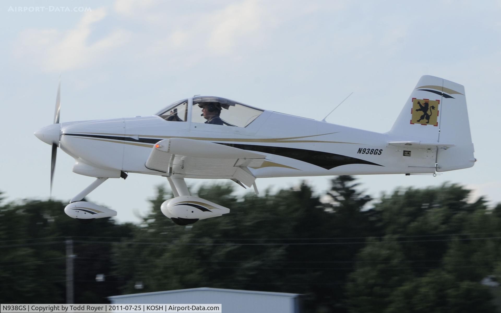 N938GS, 2000 Vans RV-6A C/N 23919, AIRVENTURE 2011