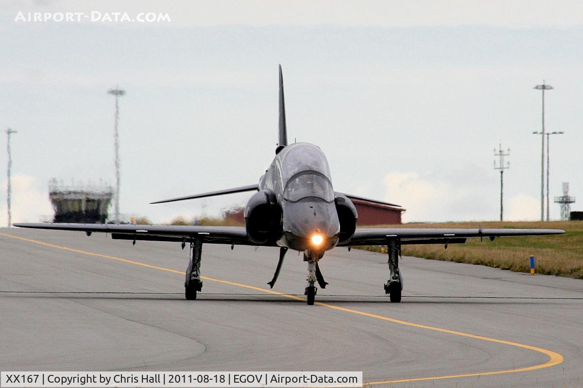 XX167, 1977 Hawker Siddeley Hawk T.1 C/N 014/312014, RAF 208(R) Sqn