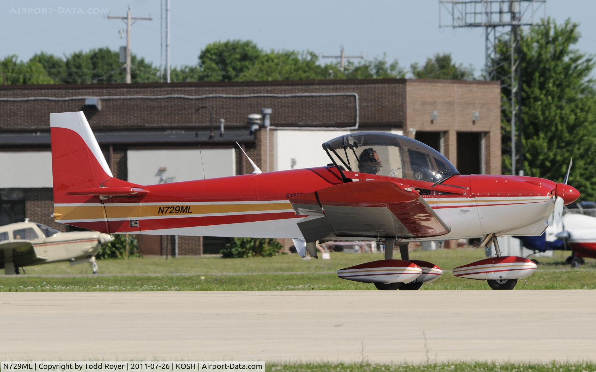N729ML, Zenair CH-601XL Zodiac C/N 6-4600, AIRVENTURE 2011
