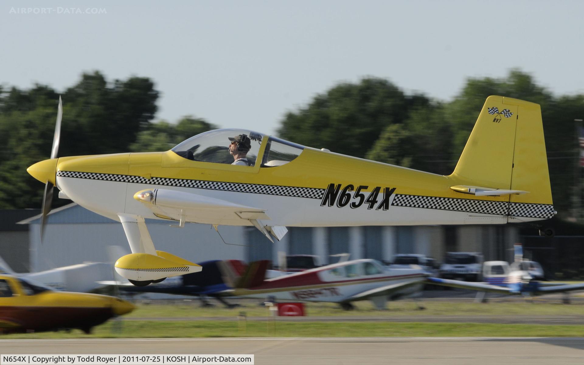 N654X, 2002 Vans RV-7 C/N 70111, AIRVENTURE 2011