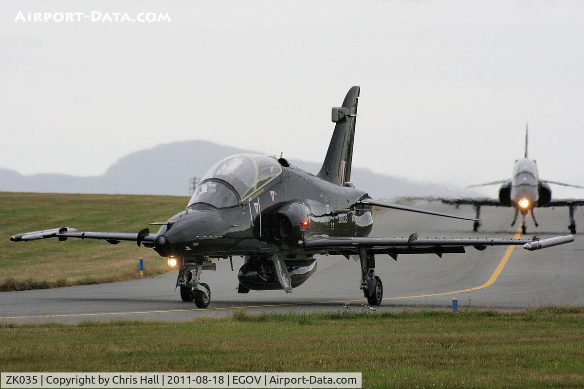 ZK035, 2010 British Aerospace Hawk T2 C/N RT026/1264, RAF 19(R)Sqn