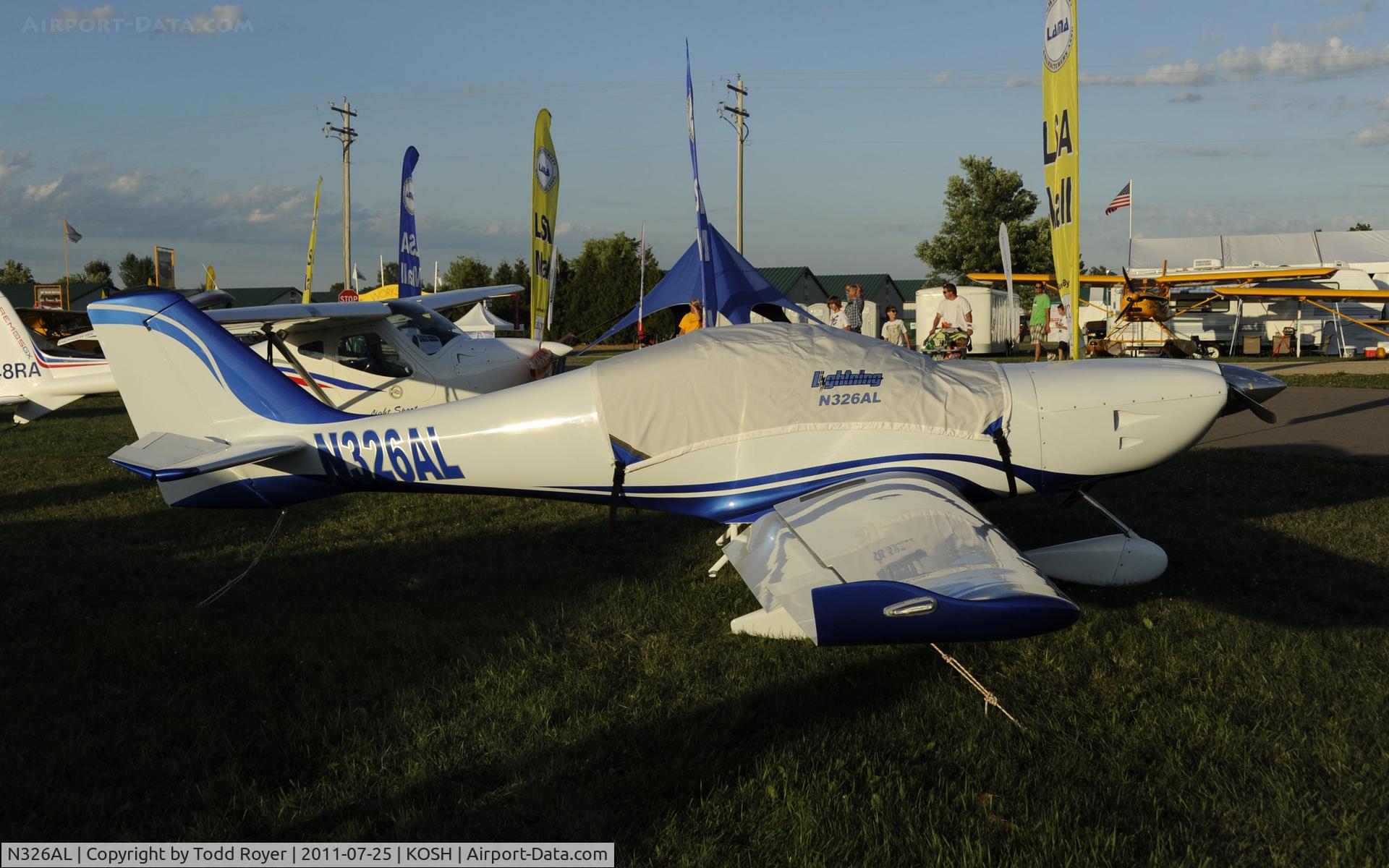 N326AL, Arion Lightning LS-1 C/N 99, AIRVENTURE 2011