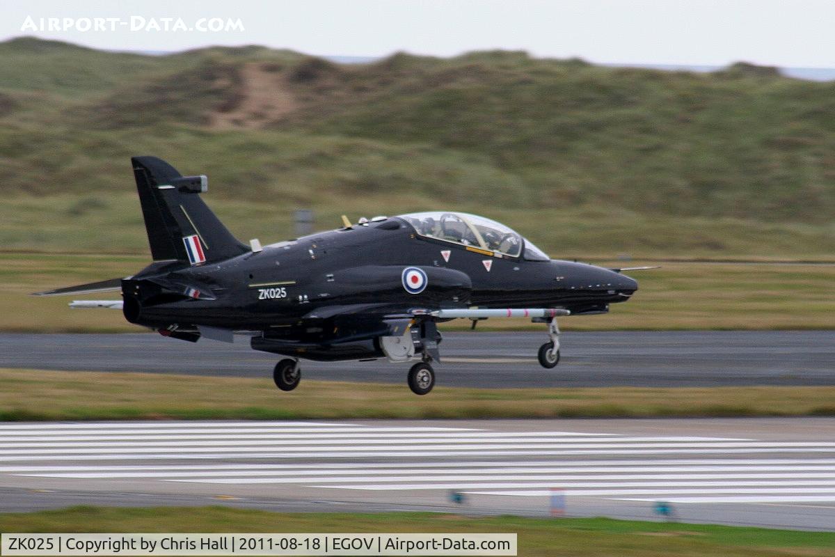 ZK025, 2009 British Aerospace Hawk T2 C/N RT016/1254, BAe Hawk T2