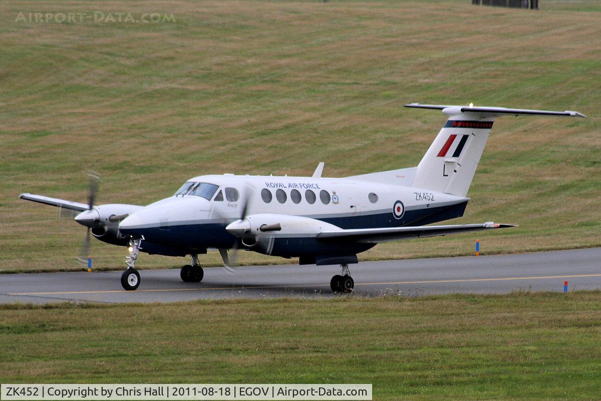 ZK452, 2003 Raytheon B200 King Air C/N BB-1832, RAF 3FTS / 45(R) Sqn