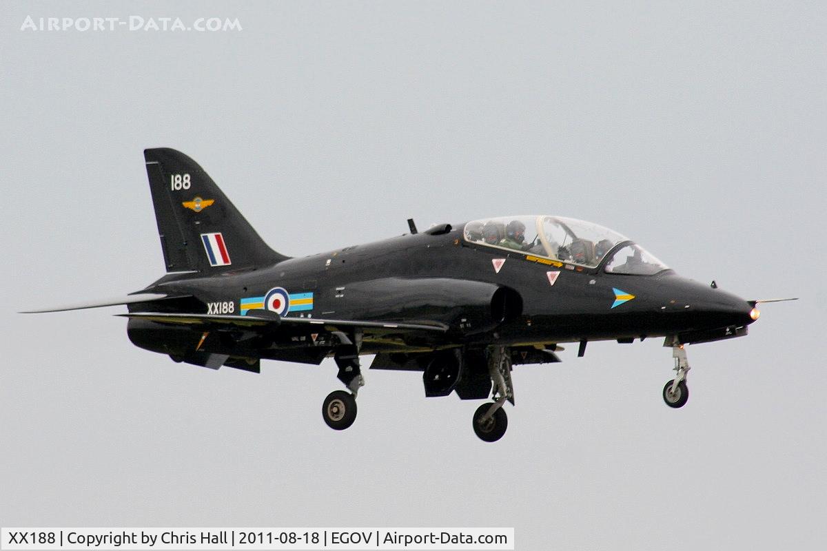 XX188, 1977 Hawker Siddeley Hawk T.1A C/N 035/312035, RAF 208(R) Sqdn