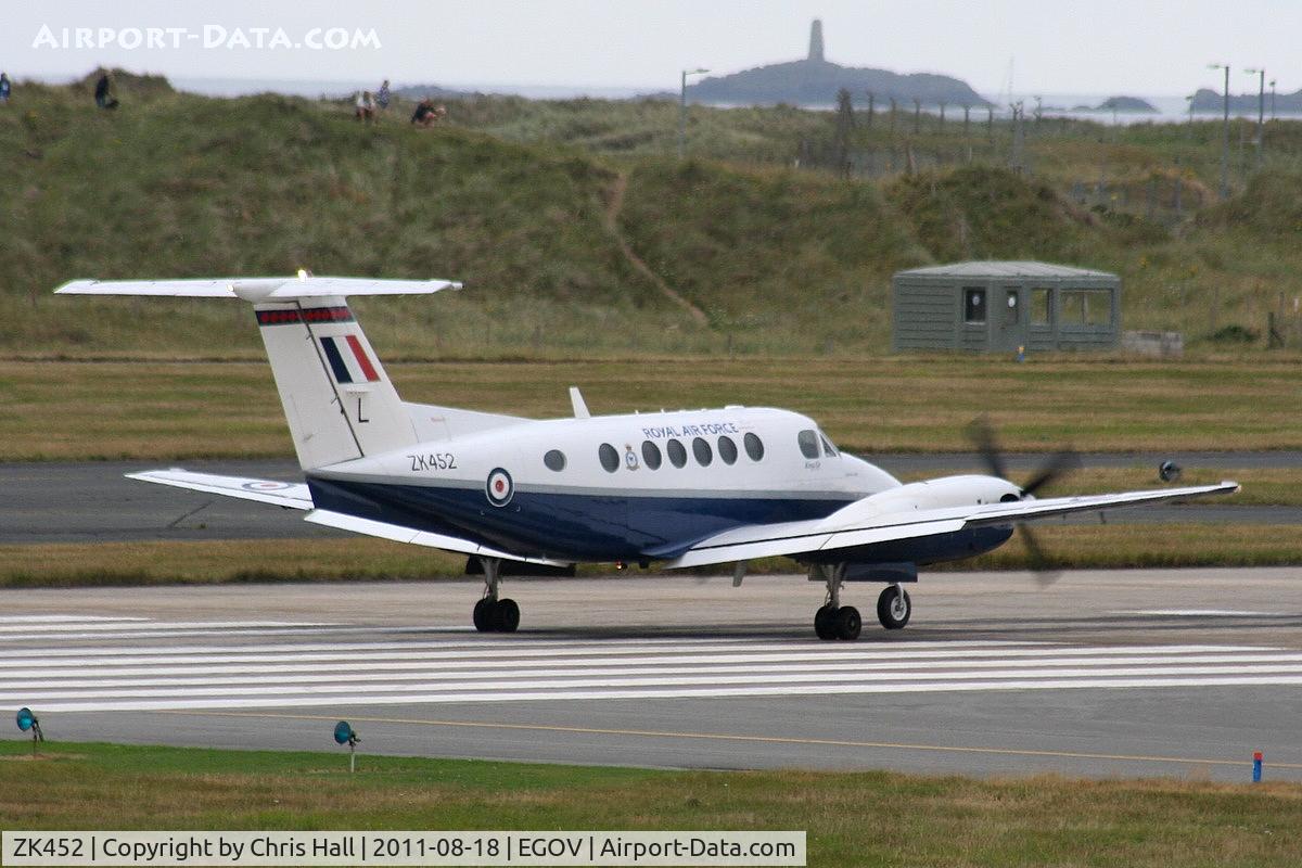 ZK452, 2003 Raytheon B200 King Air C/N BB-1832, RAF 3FTS / 45(R) Sqn