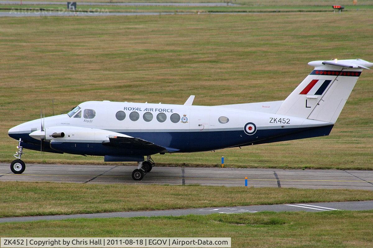 ZK452, 2003 Raytheon B200 King Air C/N BB-1832, RAF 3FTS / 45(R) Sqn