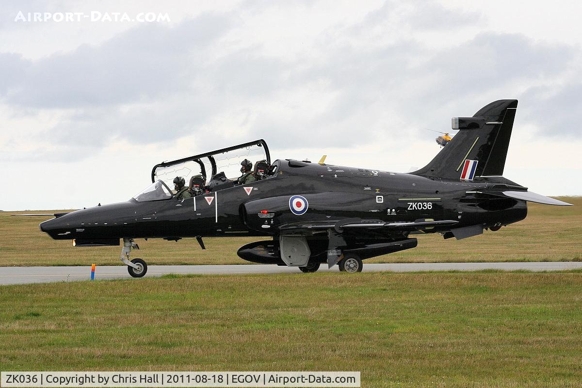 ZK036, 2010 British Aerospace Hawk T2 C/N RT027/1265, BAe Hawk T2