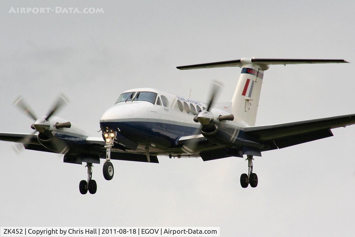 ZK452, 2003 Raytheon B200 King Air C/N BB-1832, RAF 3FTS / 45(R) Sqn