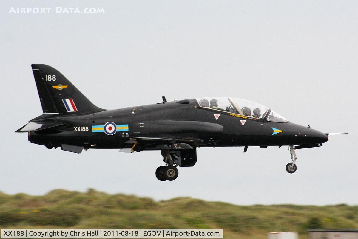XX188, 1977 Hawker Siddeley Hawk T.1A C/N 035/312035, RAF 208(R) Sqdn