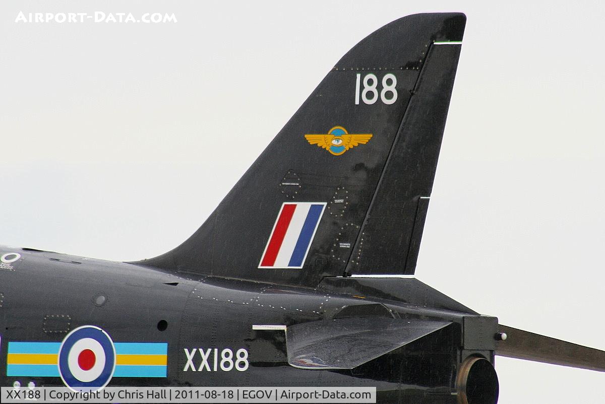 XX188, 1977 Hawker Siddeley Hawk T.1A C/N 035/312035, RAF 208(R) Sqdn