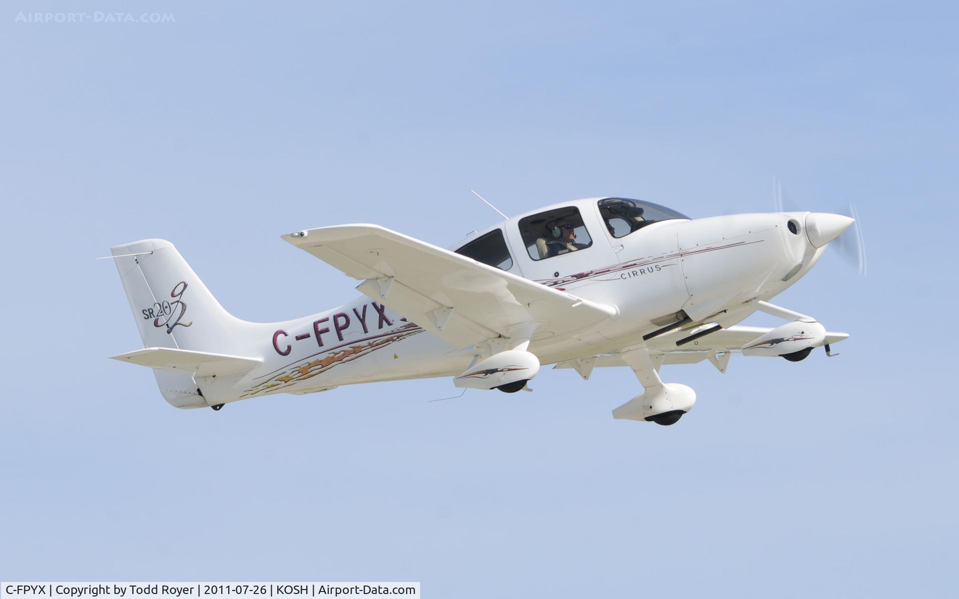 C-FPYX, 2005 Cirrus SR20 G2 C/N 1587, AIRVENTURE 2011