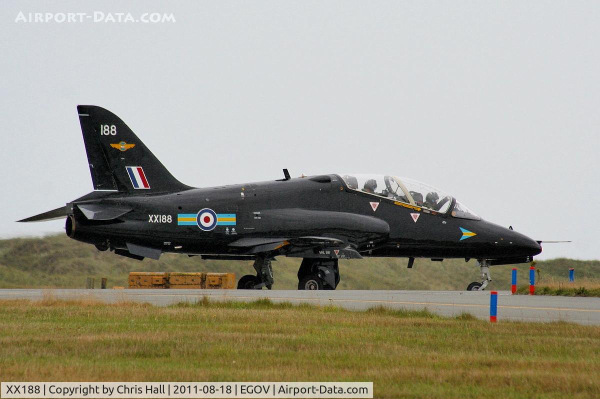 XX188, 1977 Hawker Siddeley Hawk T.1A C/N 035/312035, RAF 208(R) Sqdn