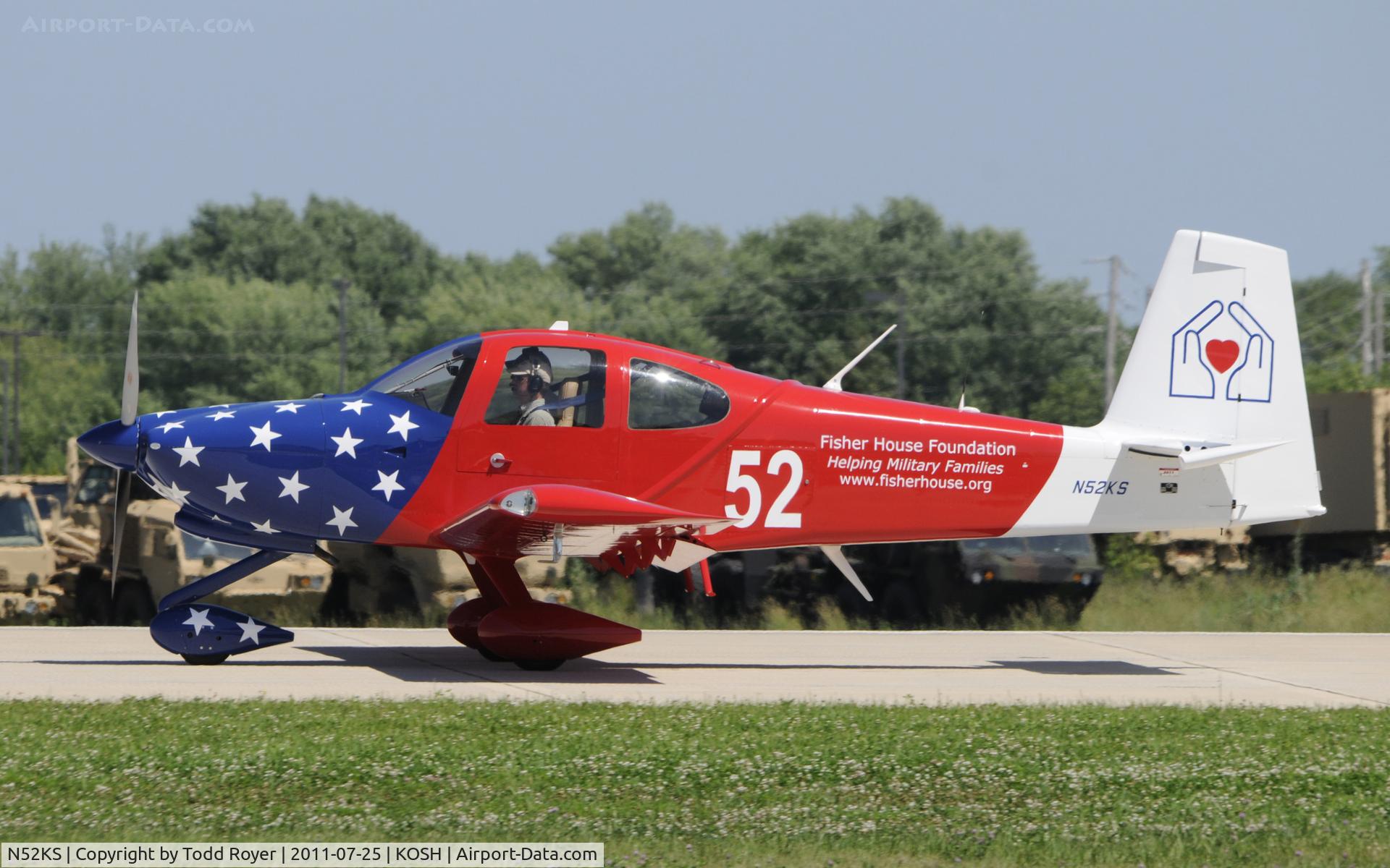 N52KS, Vans RV-10 C/N 40025, AIRVENTURE 2011
