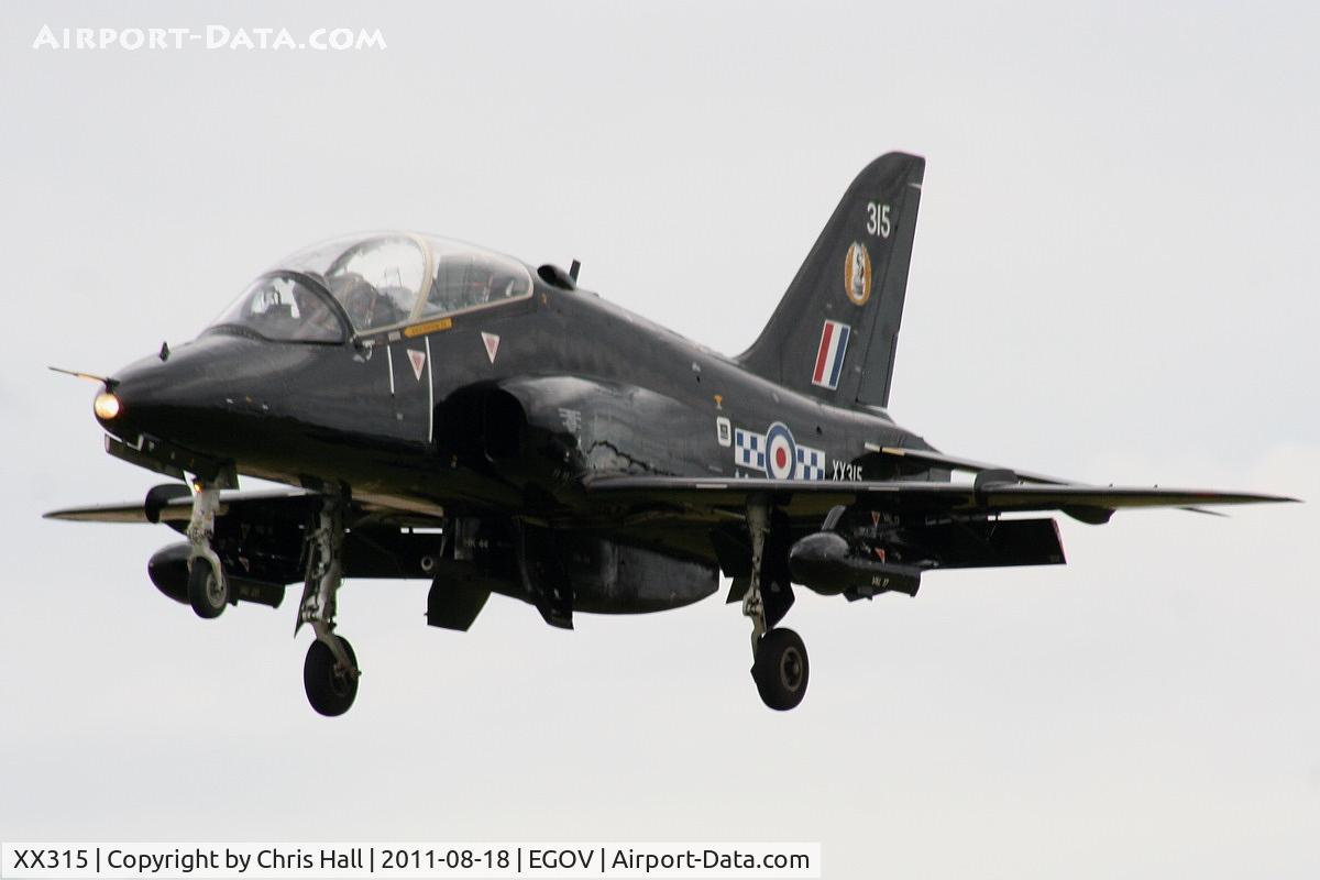 XX315, 1980 Hawker Siddeley Hawk T.1A C/N 156/312140, RAF 19(R) Sqn