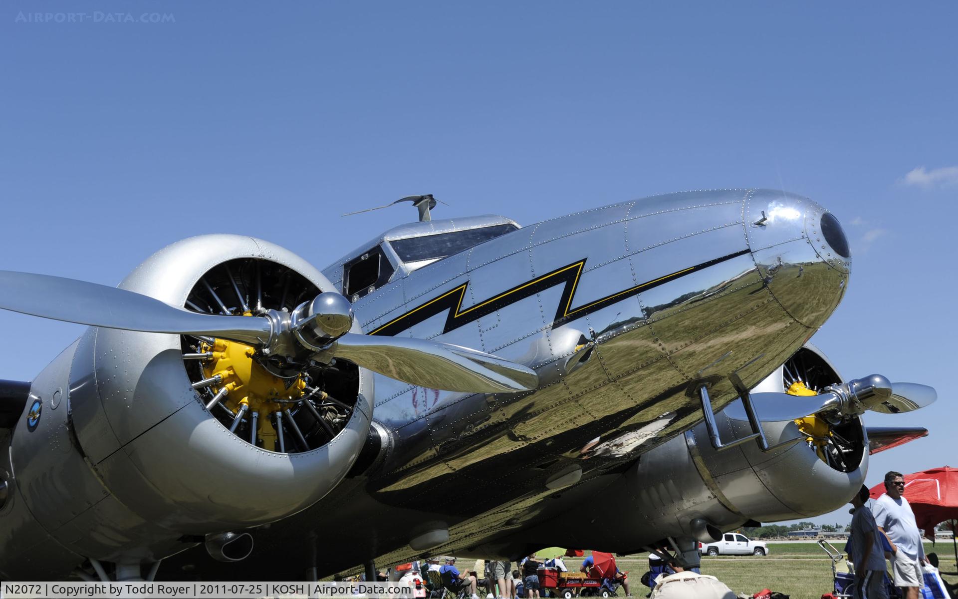 N2072, 1936 Lockheed 12A Electra Junior C/N 1208, AIRVENTURE 2011