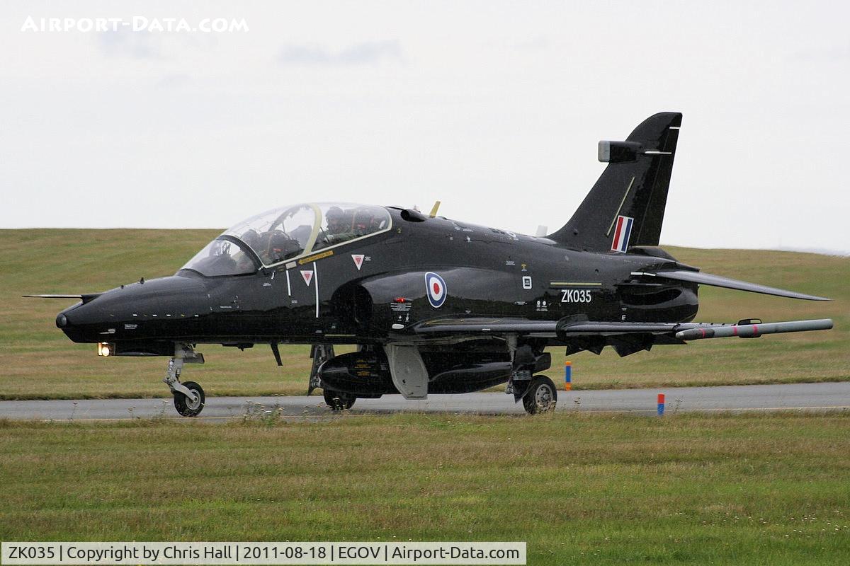 ZK035, 2010 British Aerospace Hawk T2 C/N RT026/1264, RAF 19(R)Sqn
