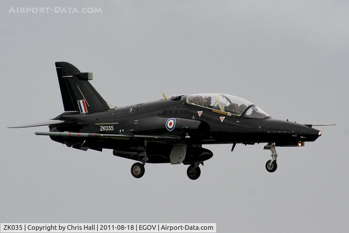 ZK035, 2010 British Aerospace Hawk T2 C/N RT026/1264, RAF 19(R)Sqn