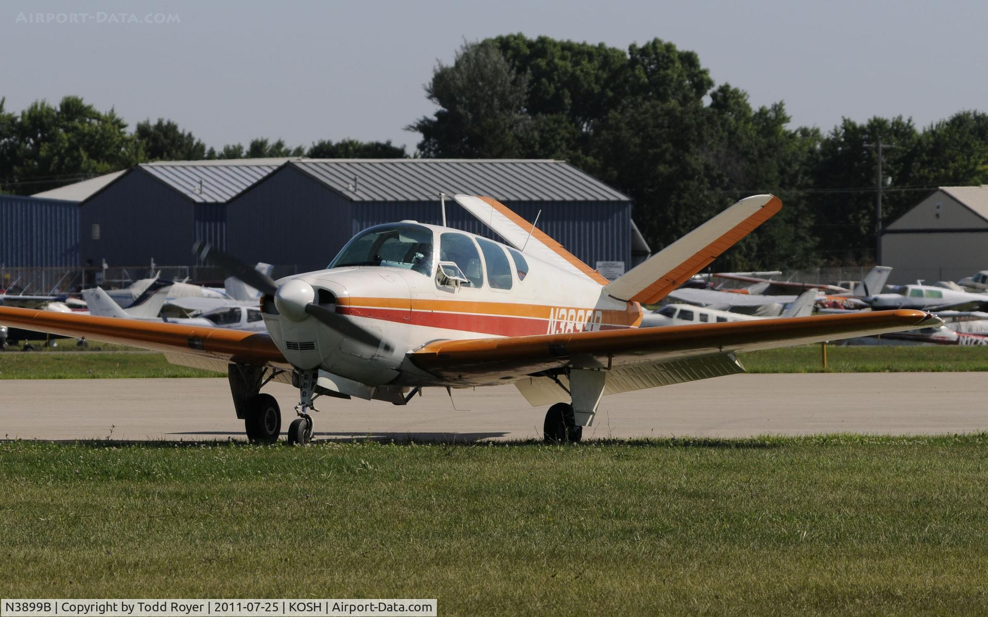 N3899B, 1955 Beech F35 Bonanza C/N D-4135, AIRVENTURE 2011
