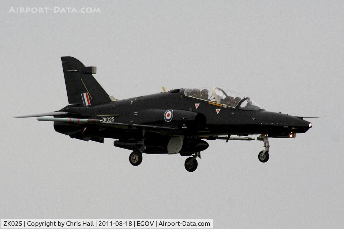 ZK025, 2009 British Aerospace Hawk T2 C/N RT016/1254, RAF 19(R)Sqn