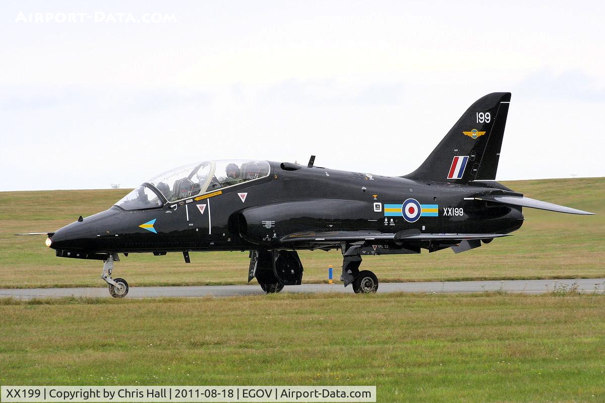 XX199, 1978 Hawker Siddeley Hawk T.1A C/N 046/312046, RAF 208(R) Sqdn