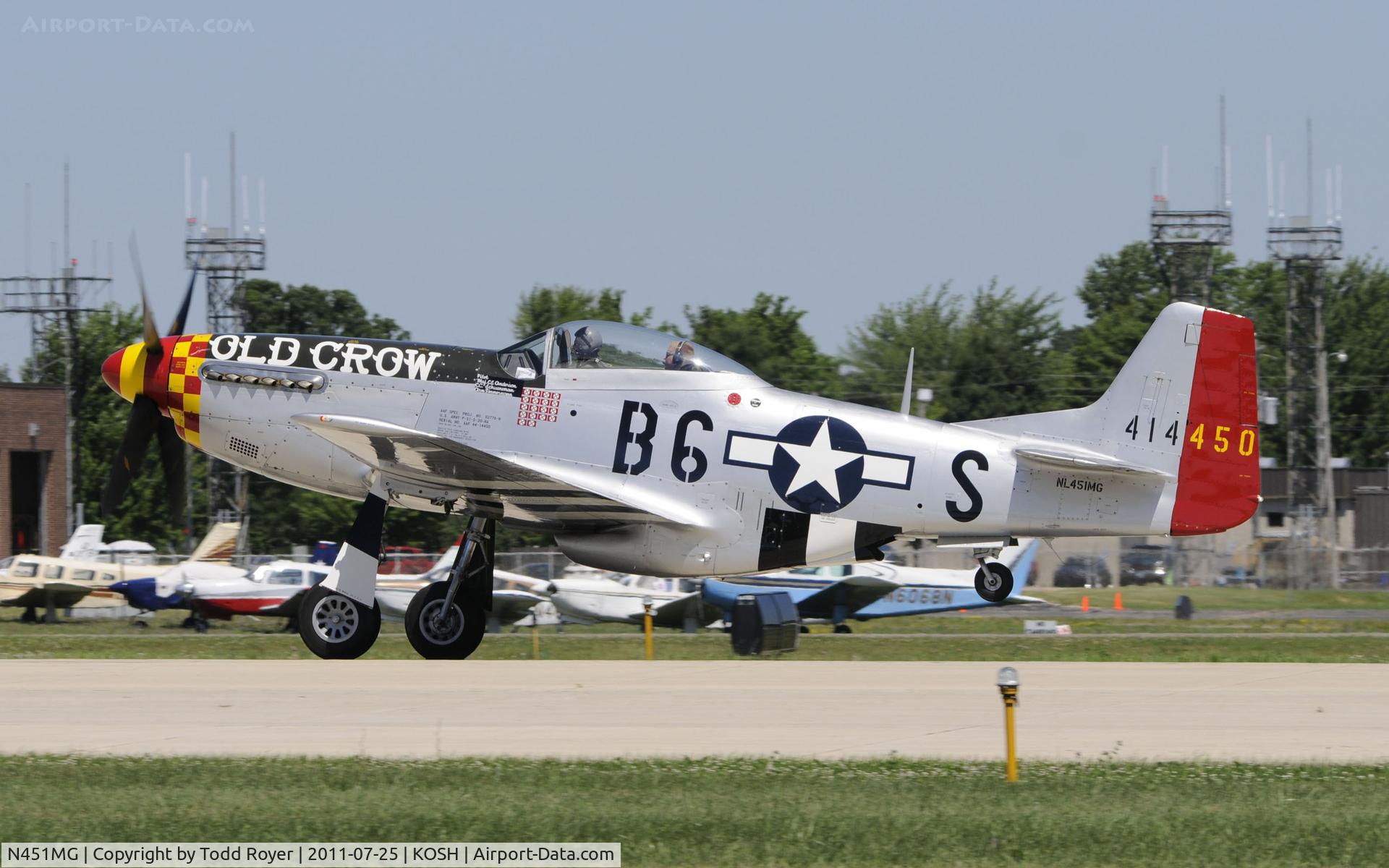 N451MG, 1944 North American P-51D Mustang C/N 44-74774, AIRVENTURE 2011
