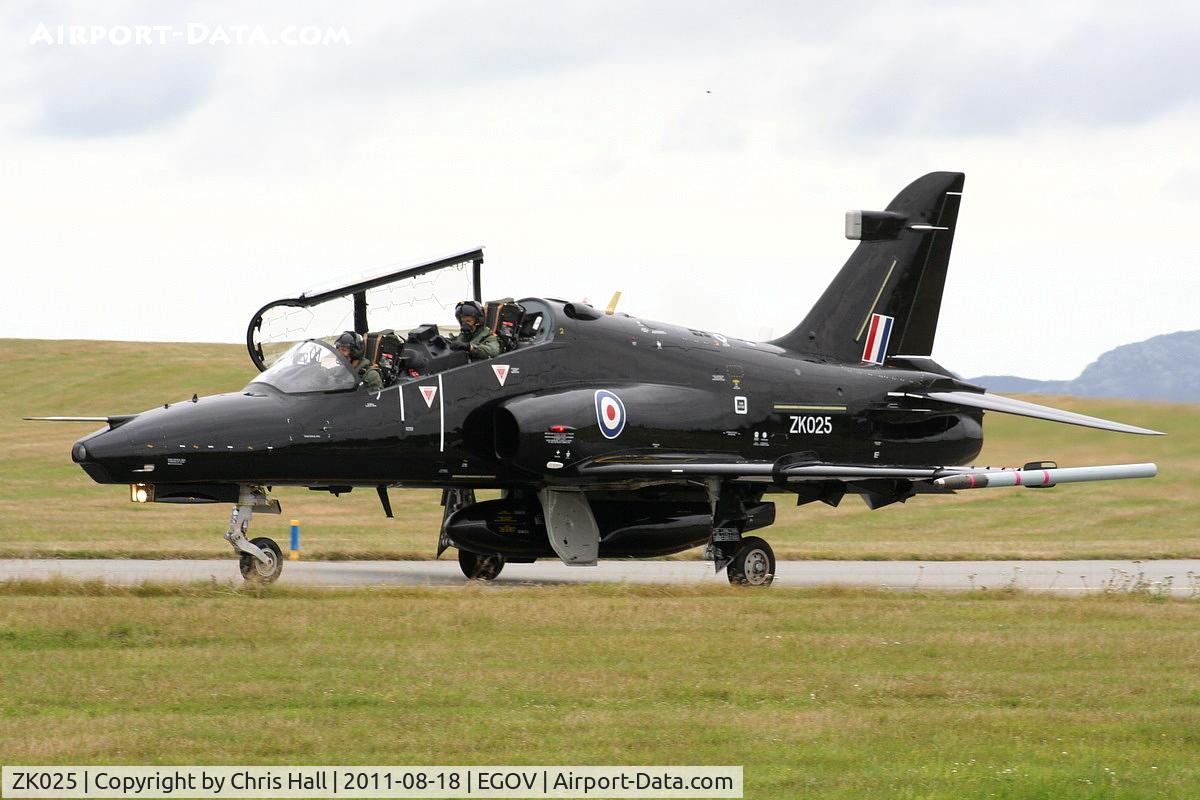 ZK025, 2009 British Aerospace Hawk T2 C/N RT016/1254, RAF 19(R)Sqn