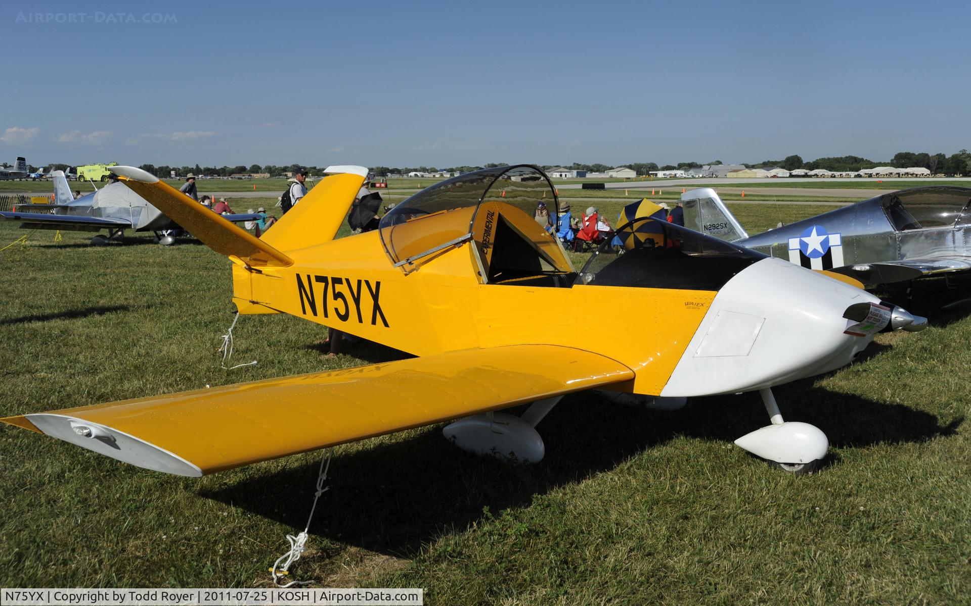 N75YX, Sonex Waiex C/N W0075, AIRVENTURE 2011