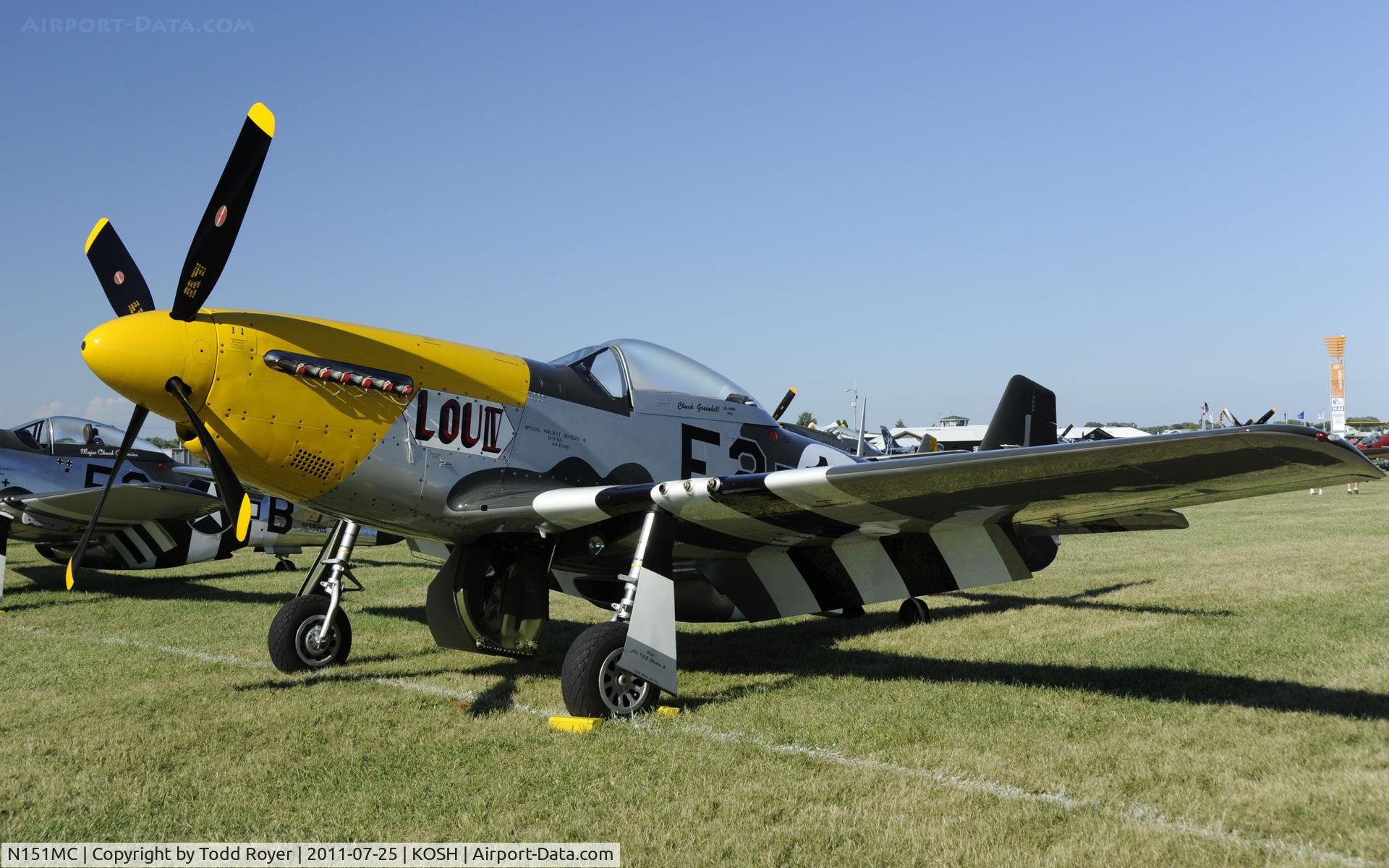 N151MC, 1968 North American F-51D Mustang Mustang C/N AF6722581, AIRVENTURE 2011