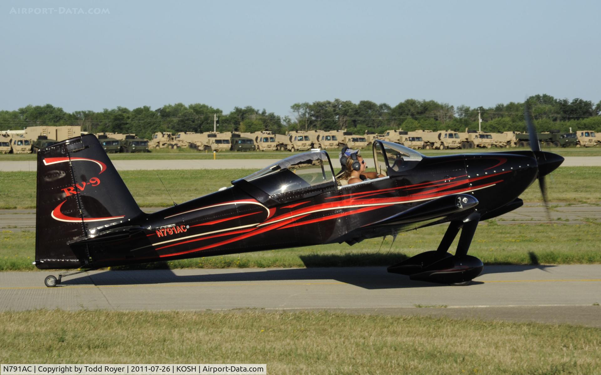 N791AC, Vans RV-9 C/N 91002, AIRVENTURE 2011