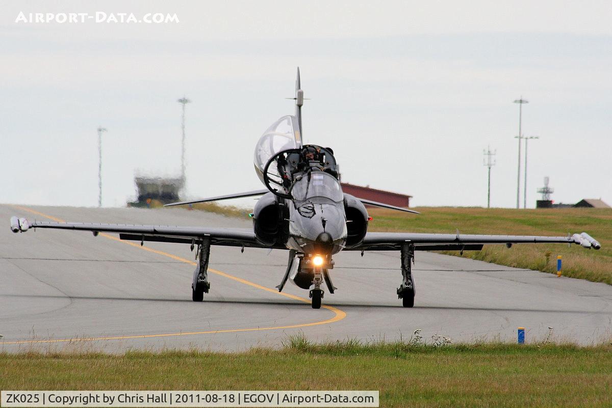 ZK025, 2009 British Aerospace Hawk T2 C/N RT016/1254, RAF 19(R)Sqn
