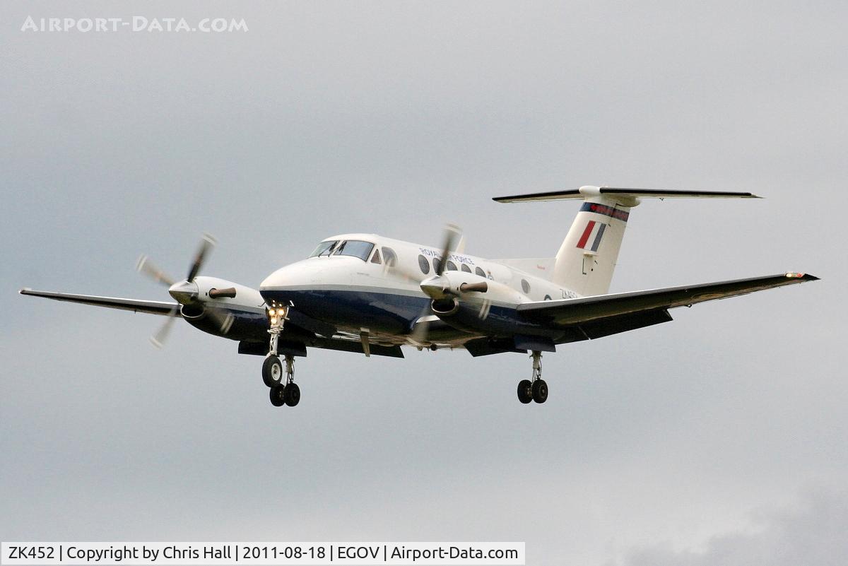ZK452, 2003 Raytheon B200 King Air C/N BB-1832, RAF 3FTS / 45(R) Sqn