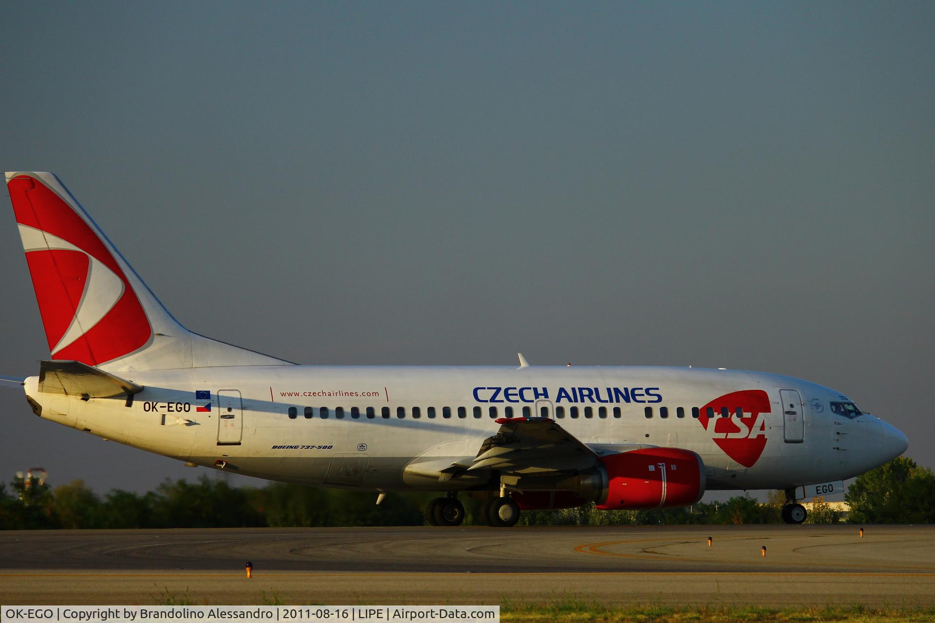 OK-EGO, 1999 Boeing 737-55S C/N 28475/3096, Bologna G.Marconi Airport