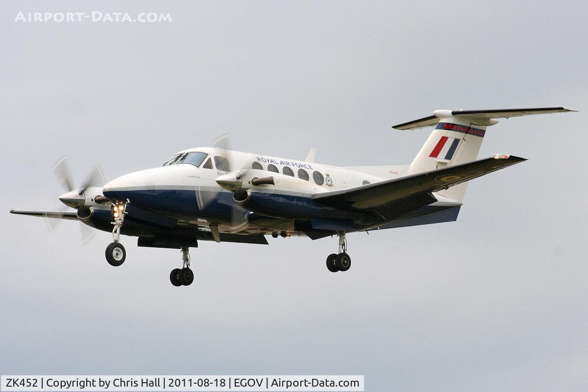 ZK452, 2003 Raytheon B200 King Air C/N BB-1832, RAF 3FTS / 45(R) Sqn