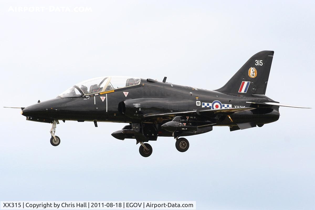 XX315, 1980 Hawker Siddeley Hawk T.1A C/N 156/312140, RAF 19(R)Sqn