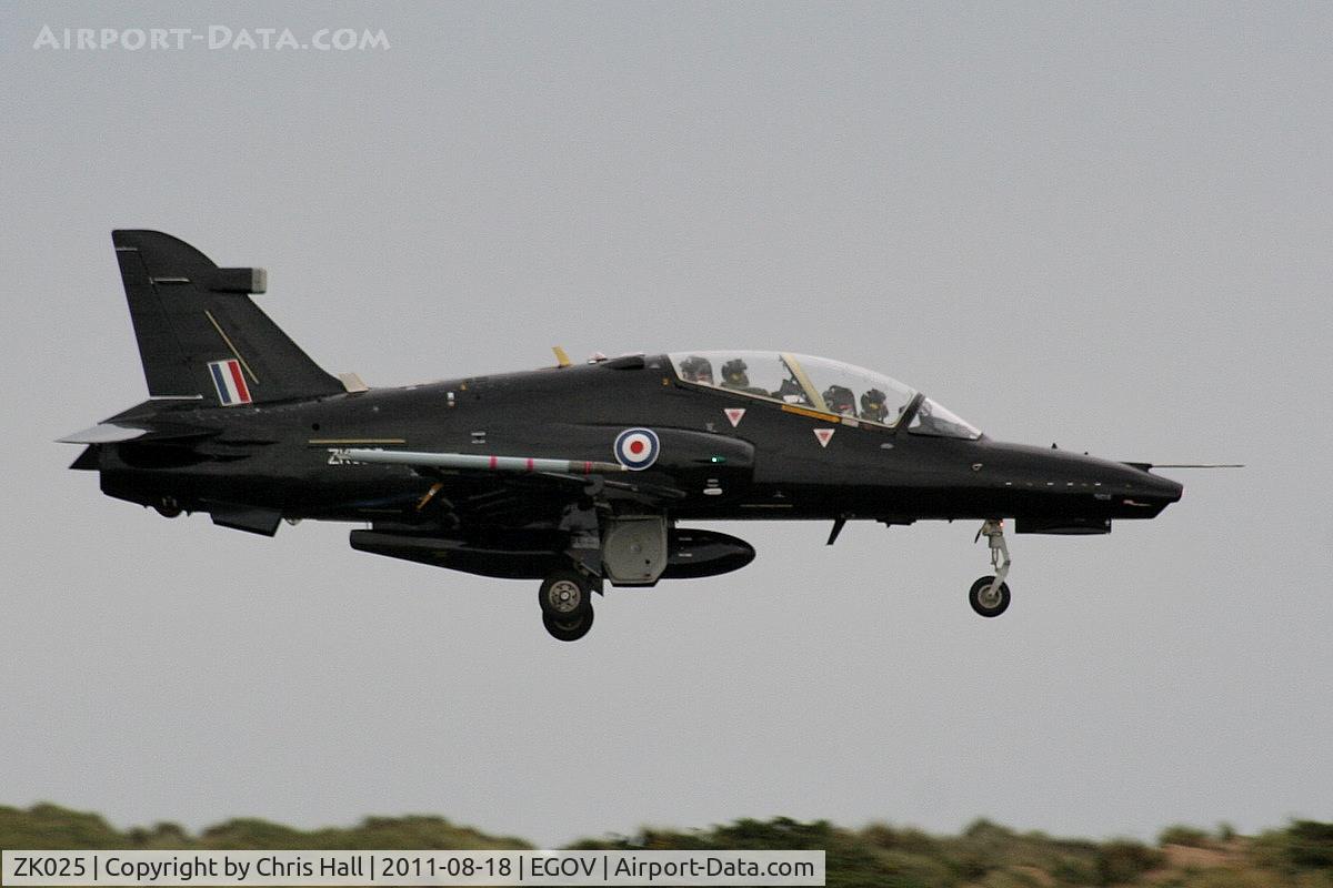 ZK025, 2009 British Aerospace Hawk T2 C/N RT016/1254, RAF 19(R)Sqn