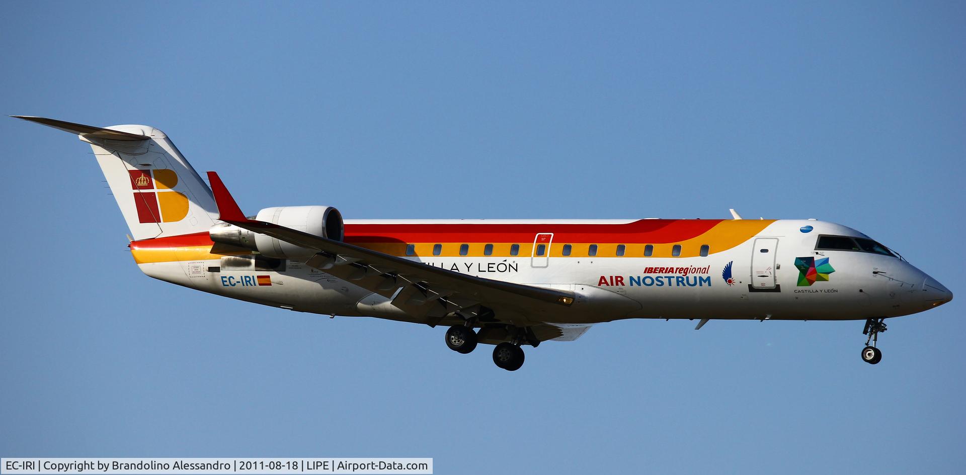 EC-IRI, Bombardier CRJ-200ER (CL-600-2B19) C/N 7851, Bologna G.Marconi Airport