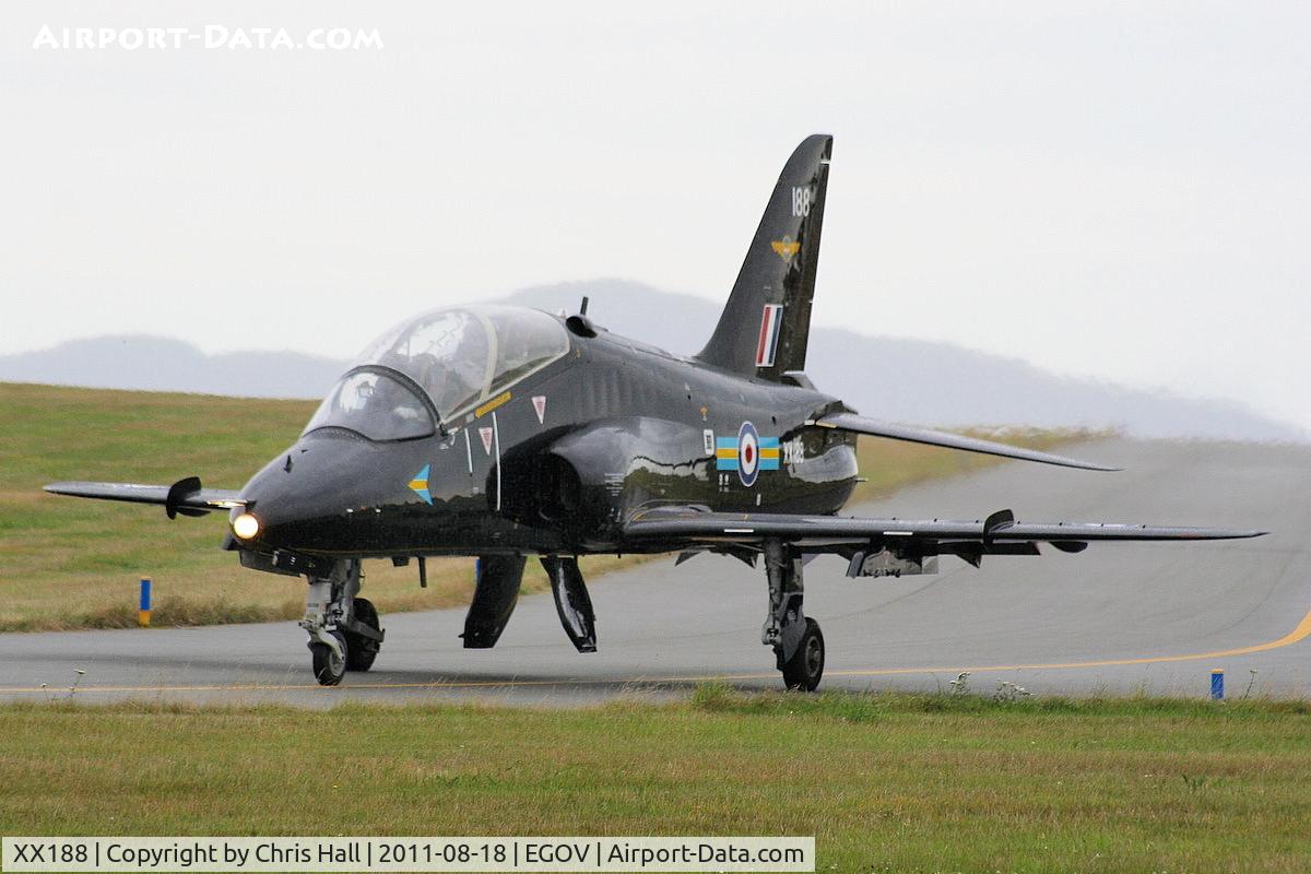 XX188, 1977 Hawker Siddeley Hawk T.1A C/N 035/312035, RAF 208(R) Sqdn