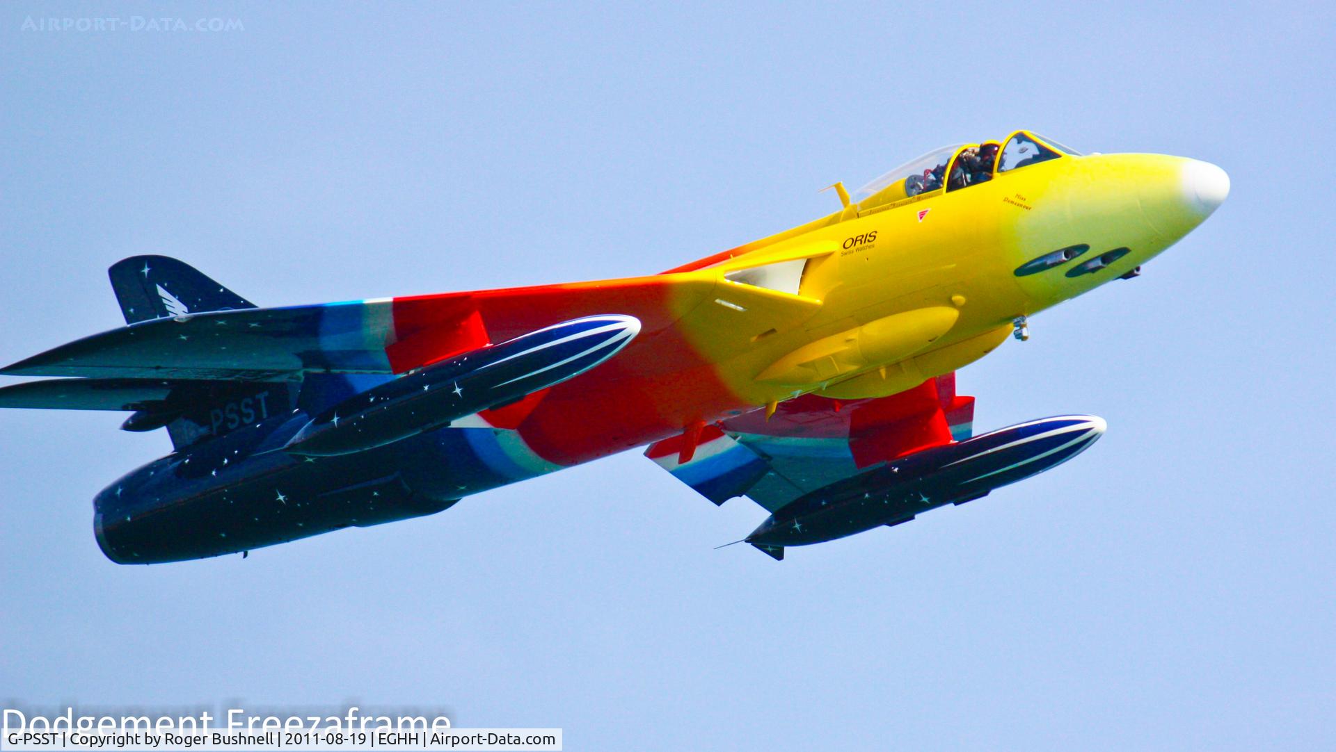 G-PSST, 1959 Hawker Hunter F.58A C/N HABL-003115, Bournemouth airshow