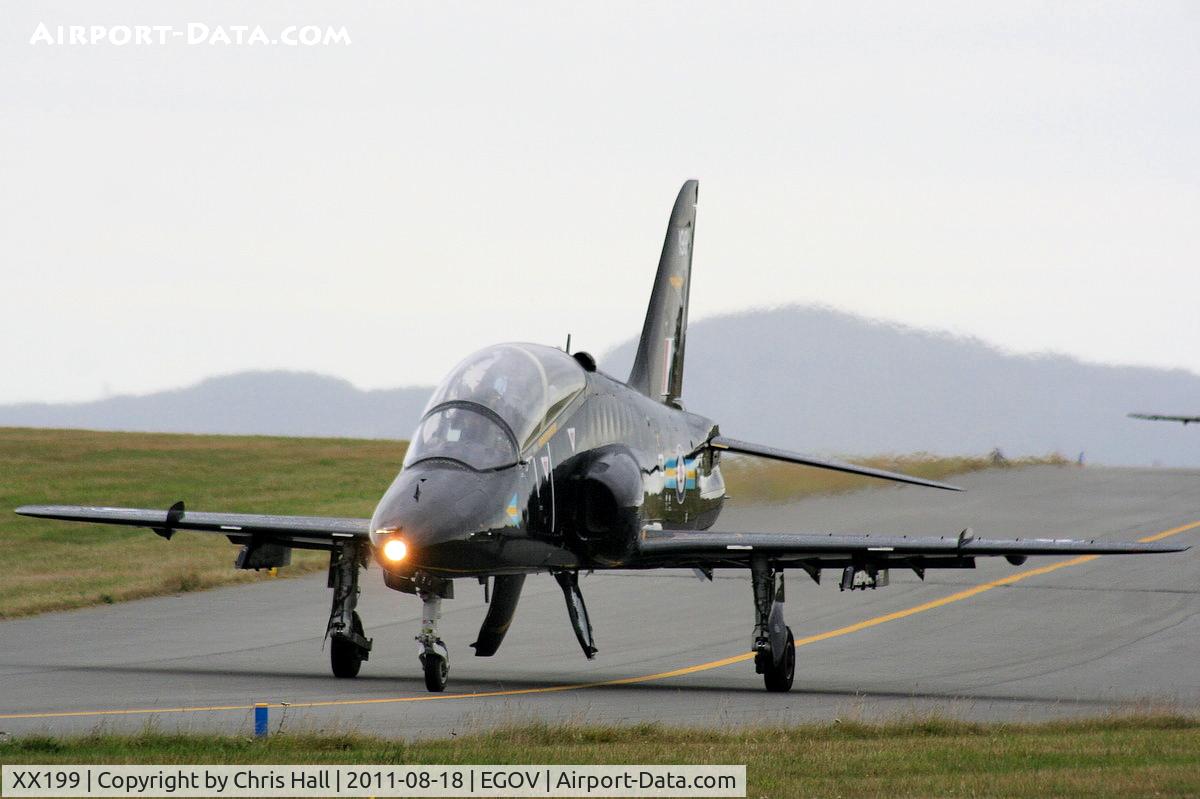 XX199, 1978 Hawker Siddeley Hawk T.1A C/N 046/312046, RAF 208(R) Sqdn