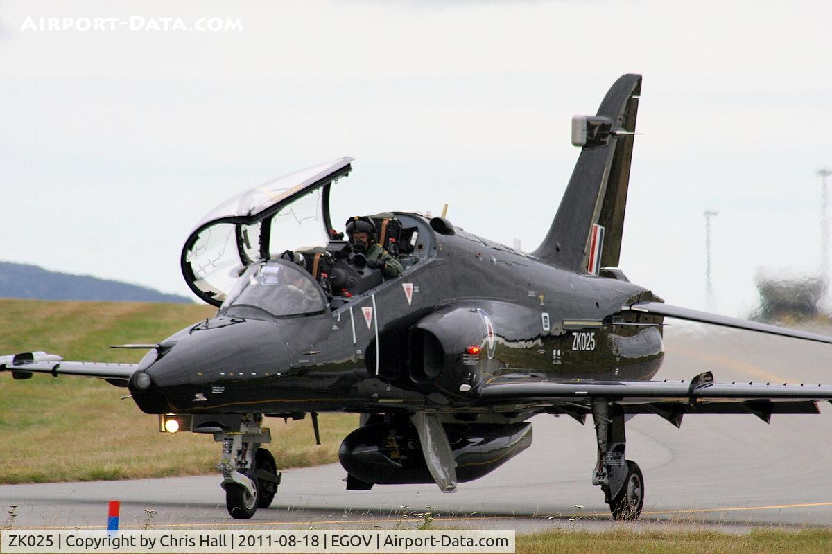 ZK025, 2009 British Aerospace Hawk T2 C/N RT016/1254, RAF 19(R)Sqn