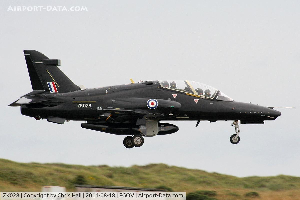 ZK028, 2009 British Aerospace Hawk T2 C/N RT019/1257, RAF 19(R)Sqn