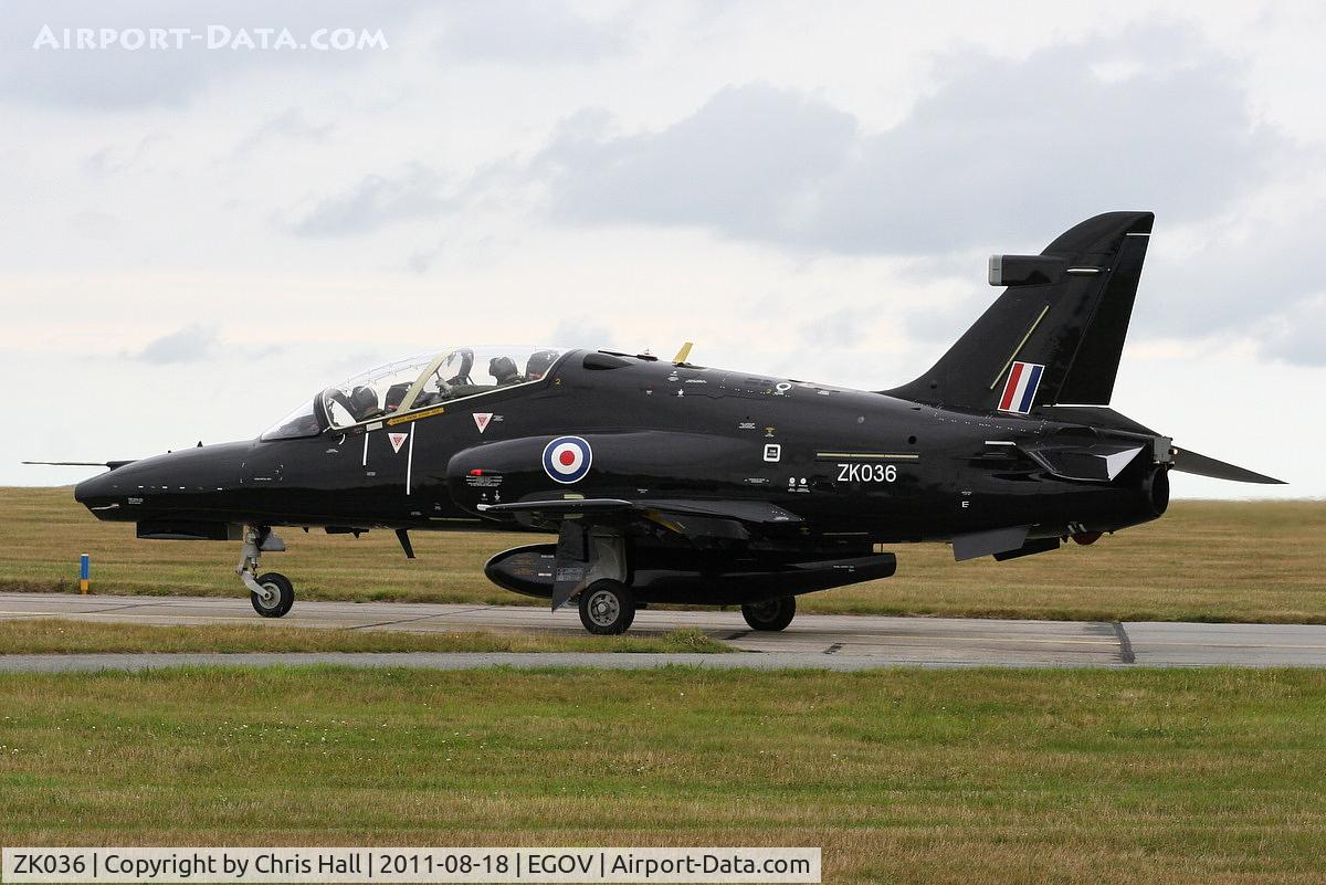 ZK036, 2010 British Aerospace Hawk T2 C/N RT027/1265, RAF 19(R)Sqn